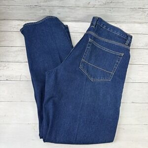 Big‎ Mac Workwear Denim Blue Zipper Fly Mens 36x32 Jeans